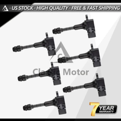 Bobinas de encendido 6 piezas para Nissan 350Z 2003-2006 3,5 L V6/Infiniti G35 2003-2007 Foto 1 de 4