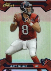 2013 Topps Finest Matt Schaub #11 refractor Houston Texas 🏈 - Imagen 1 de 2
