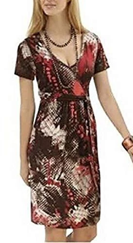 Shirtkleid Kleid von Cheer - Farbe Braun Rot NEU - Bild 1 von 1