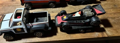 Mini Tonka / Play People: Shell Indy / F1 Race Teams Set, complete w/ Figures - Image 1 of 4