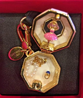 NWT JUICY COUTURE 2014 LTD ED PINK MUSIC JEWELRY BOX CHARM YJRU7598 - Image 1 of 4