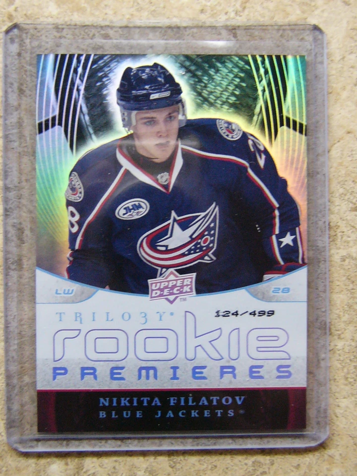 08-09 UD Upper Deck Trilogy Rookie #168 NIKITA FILATOV /499 RC - Image 1 of 1