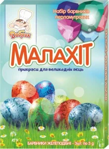 Malachite. Decoration for Easter eggs. Jelly dyes kit - Picture 1 of 1