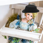4 szt. mini kapelusz jazzowy kowbojski kapelusz) tkanina akcesoria do ubierania lalek
