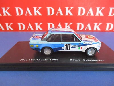 Die cast 1/43 Modellino Auto Fiat 131 Abarth Rally Monte Carlo 1980 W. Rohrl - Immagine 1 di 4