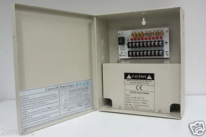 9 canales 10A amperios PT CCTV cámara de seguridad caja de fuente de alimentación - Imagen 1 de 1