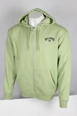 Sudadera con capucha Billabong August para hombre cremallera completa verde salvia Foto 1 de 4