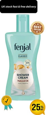 FENJAL Classic Luxury Shower Creme Body Wash, Softening Cleansing 200ml