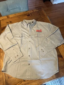 Herren Field & Stream Langarm Knopfleiste Safari Club International hellbraun XXL - Bild 1 von 7