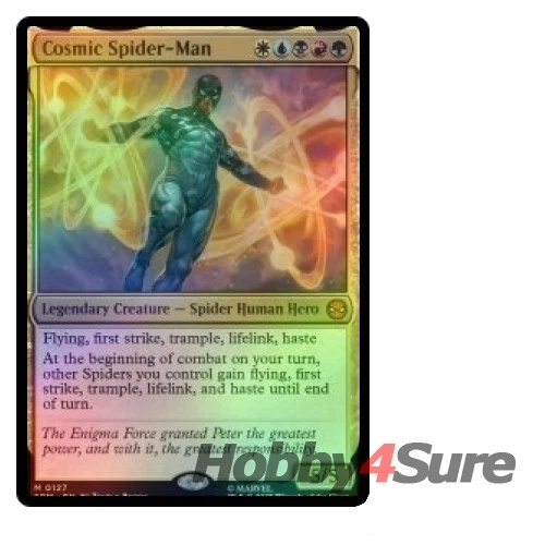 Foil Cosmic Spider-man M/NM Magic: The Gathering MTG Marvel's Spider-man - Image 1 of 1