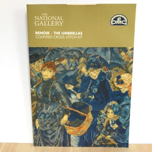 DMC The National Gallery Cross Stitch Kit - Renoir The Umbrellas Art New - Picture 1 of 8