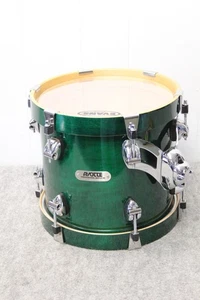 Ayotte Professional Maple DS Drum 10" Rack Tom Emerald Green with SKB hard Case - Picture 1 of 13