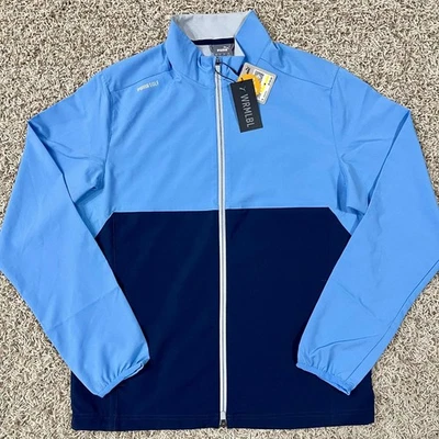 Chaqueta de golf Puma Monterey Wind para hombre azul, talla mediana (nueva) Foto 1 de 4