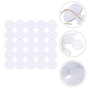 100pcs Practical Earring Safety Backs Plastic Earring Back Stopper Pad - Bild 1 von 12