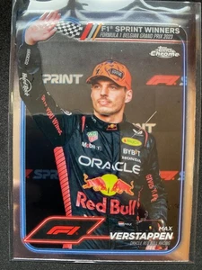 2024 TOPPS Chrome Formula 1 Sprint Winners 150 Max Verstappen (Red Bull) - Bild 1 von 2