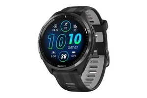 Garmin Forerunner 965 Smart Sports Watch (Carbon Grey DLC Titanium with - Picture 1 of 8