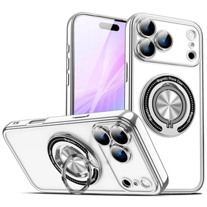 360° Rotatable Ring Stand Shockproof Case Cover for iPhone 17 16 15 14 Pro Max - Bild 1 von 17