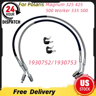 Manguera de freno delantera izquierda y derecha para Polaris Magnum 325 425 500 Worker 335 500 Foto 1 de 4