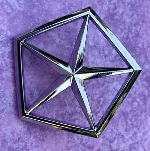 Vintage Chrysler Star Pentastar Grille Emblem MoPar Factory OEM 43121213 55082 - Picture 1 of 4