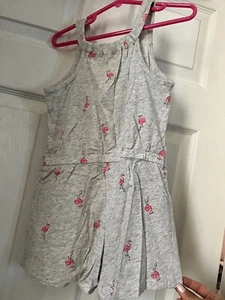 Old Navy Girls Flamingo Romper S (6-7) - Picture 1 of 3