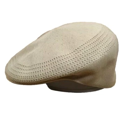 Gorra de golf Kangol Ventair Newsboy talla grande Tropic 504 beige hip hop Foto 1 de 4