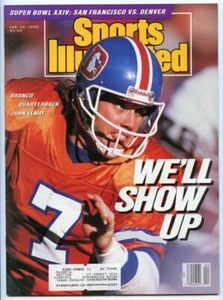 Sports Illustrated January 22, 1990 Super Bowl XXIV Denver Broncos John Elway - Picture 1 of 1