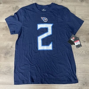 Julio Jones #2 Tennessee Titans NFL Men's Nike Standard Blue Shirt Size Large - Picture 1 of 6