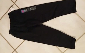 NWT girls XS 4 5 black sweatpants sweat pants black Hanes her way NEW - Picture 1 of 1
