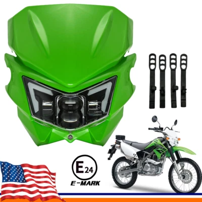 Faros LED para KX125 KX250 KXF250 KXF450 KLX200 KLX250 KLX450 KX65 KX85 Foto 1 de 4