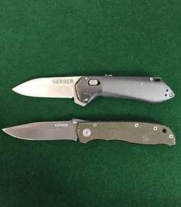 Lot of 2 Gerber knives 8970619A 2.5"  & 4660422A Folding Pocket Knives EDC A-29 - Picture 1 of 3