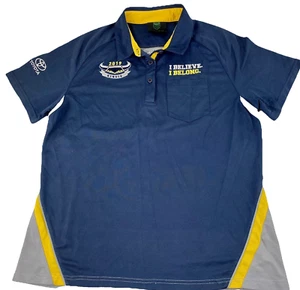 NORTH QLD COWBOYS 2019 Member Polo Shirt Official NRL Rugby Unisex Size 14 - Picture 1 of 12