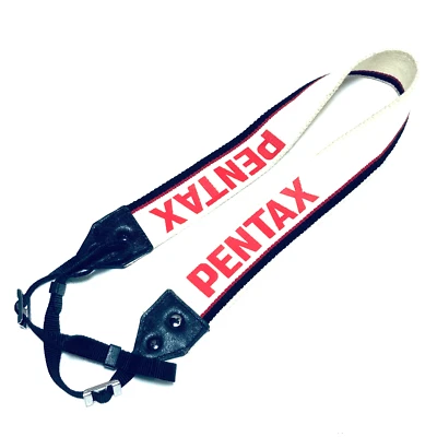 🍙Exc+5🍙Genuine vintage Pentax Red/White Camera Strap (41mm 1.6in) from Japan - Image 1 of 4