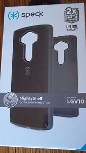 LOT of 25 Speck MightyShell Rugged Ultra Drop Protection for LG V10 Black/Gray