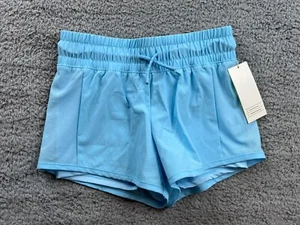 All in Motion Girl's Size Medium (8) Mid Rise 2 in 1 Shorts Blue - Picture 1 of 9