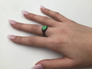Anillo turquesa plata esterlina vintage talla 4,5 incluye una bolsa de regalo - Imagen 1 de 6