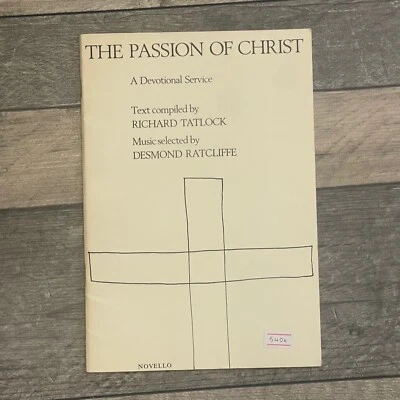 The Passion Of Christ A Devotion Service Novello  - Image 1 of 2