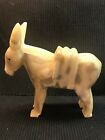 CARVED BANDED ONYX STONE BURRO DONKEY MADE IN MEXICO