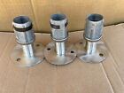 Stainless Steel Flanged Foot Insert For 1-5/8 -16GA (Lot of 3)