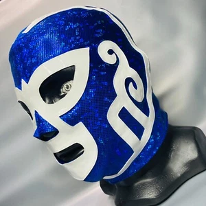 Huracan Ramirez Wrestling Lucha Libre Costume Mask Mascara Luchador blue - Picture 1 of 6