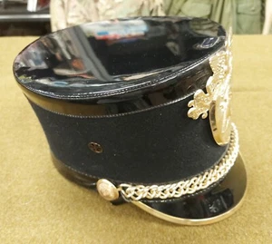 Vintage USMA West Point Accademia Militare Shako 7 3/8 Bayly Inc 1979 Contratto Ecc - Foto 1 di 9