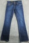 KUT From The Kloth Kate So Low Rise Boot Cut Jeans Women's Flap Pocket Size 2