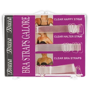 Braza Galore 3 Piece Set Clear Bra Straps Style 5006 - Picture 1 of 1
