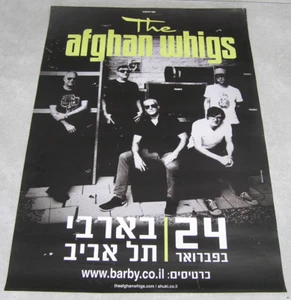 THE AFGHAN WHIGS In ISRAEL 24 de febrero de 2015 Original Promo Póster Raro 68x48 cm - Imagen 1 de 1