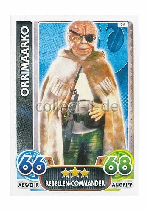 Force Attax Movie 4 - 25 - Orrimaarko - Rebellen-Commander - Rebellen-Allianz - Bild 1 von 1