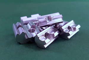 Piedra de ranura de aluminio con bola de resorte de acero inoxidable, giratoria, rosca M8 A13x22 mm - Imagen 1 de 6