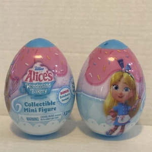Disney Jr Alice's Wonderland Bakery Mystery Egg Mini Figure Surprise Set of 2 - Picture 1 of 7