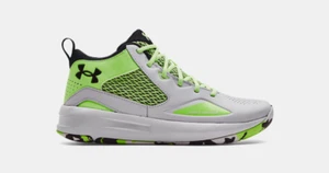 Under Armour Unisex Lockdown 5 3023949 Green Basketball Shoe Sneaker M-11 W-12.5 - Picture 1 of 5