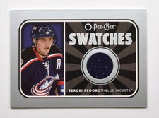 2006-07 O-Pee-Chee Swatches #SSF Sergei Fedorov