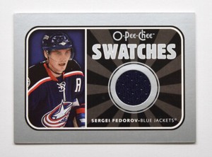 2006-07 O-Pee-Chee Swatches #SSF Sergei Fedorov