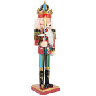 Wooden Nutcracker Christmas Soldier Figure For Shelves And Tables Decor-Gz